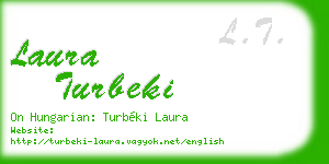 laura turbeki business card